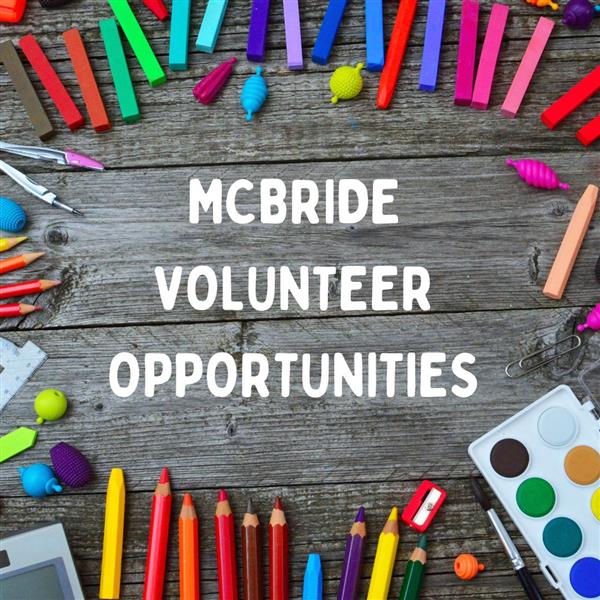  McBride Volunteer Opportunities 
